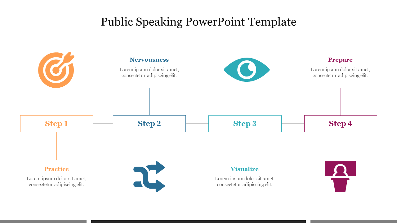 Free - Editable Public Speaking PowerPoint Template Slide 