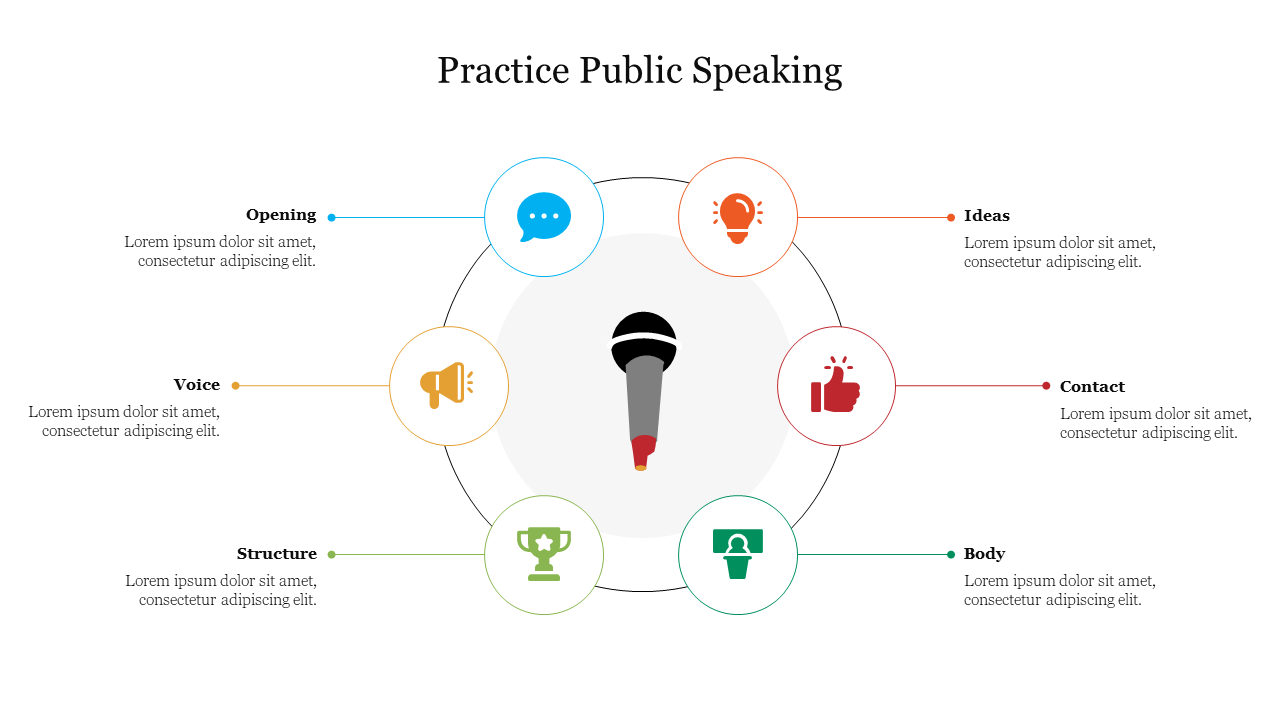 Effective Practice Public Speaking Presentation Slide