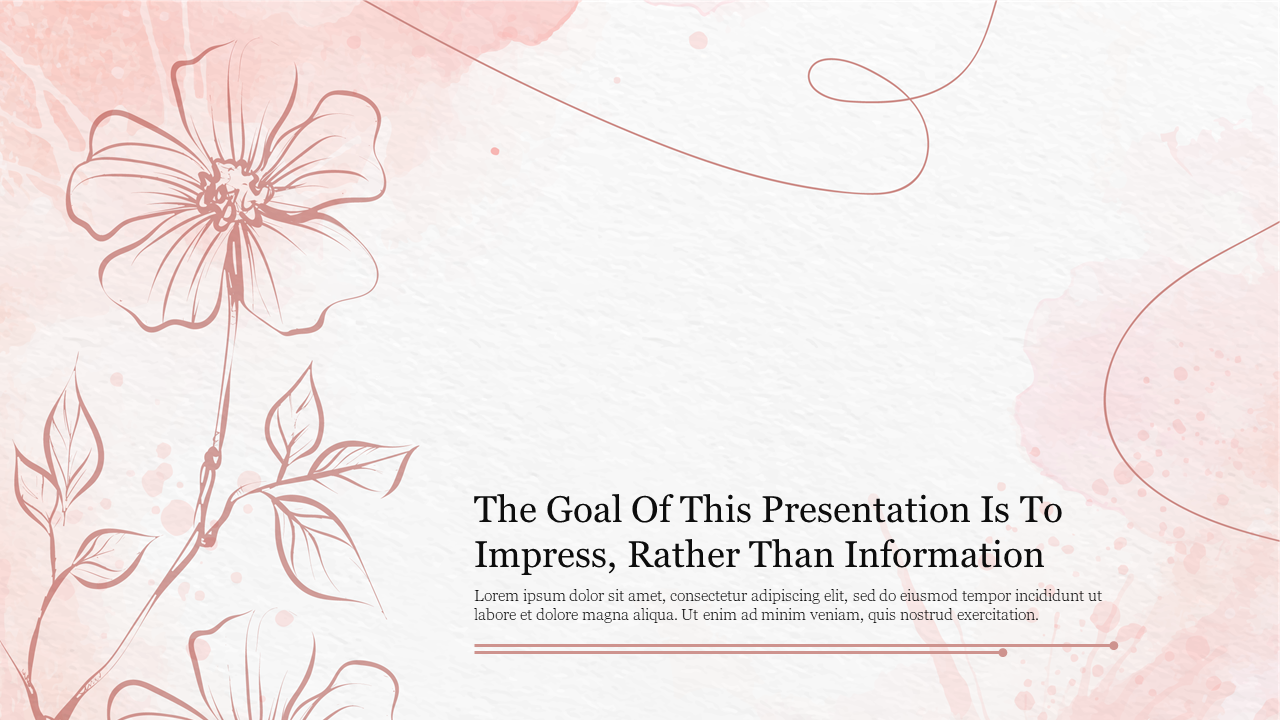 Pastel Watercolor Painted PowerPoint Template