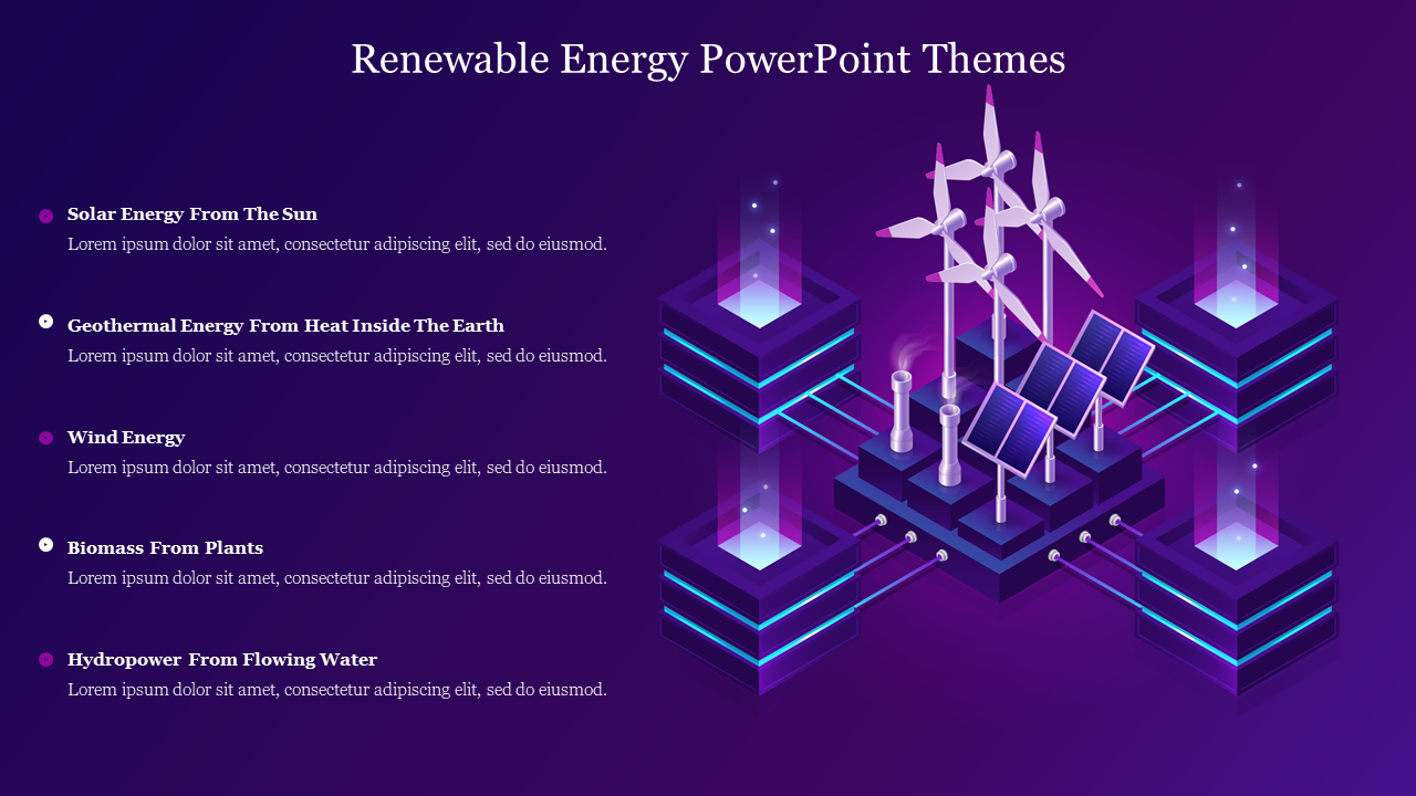 Renewable Energy PowerPoint Themes