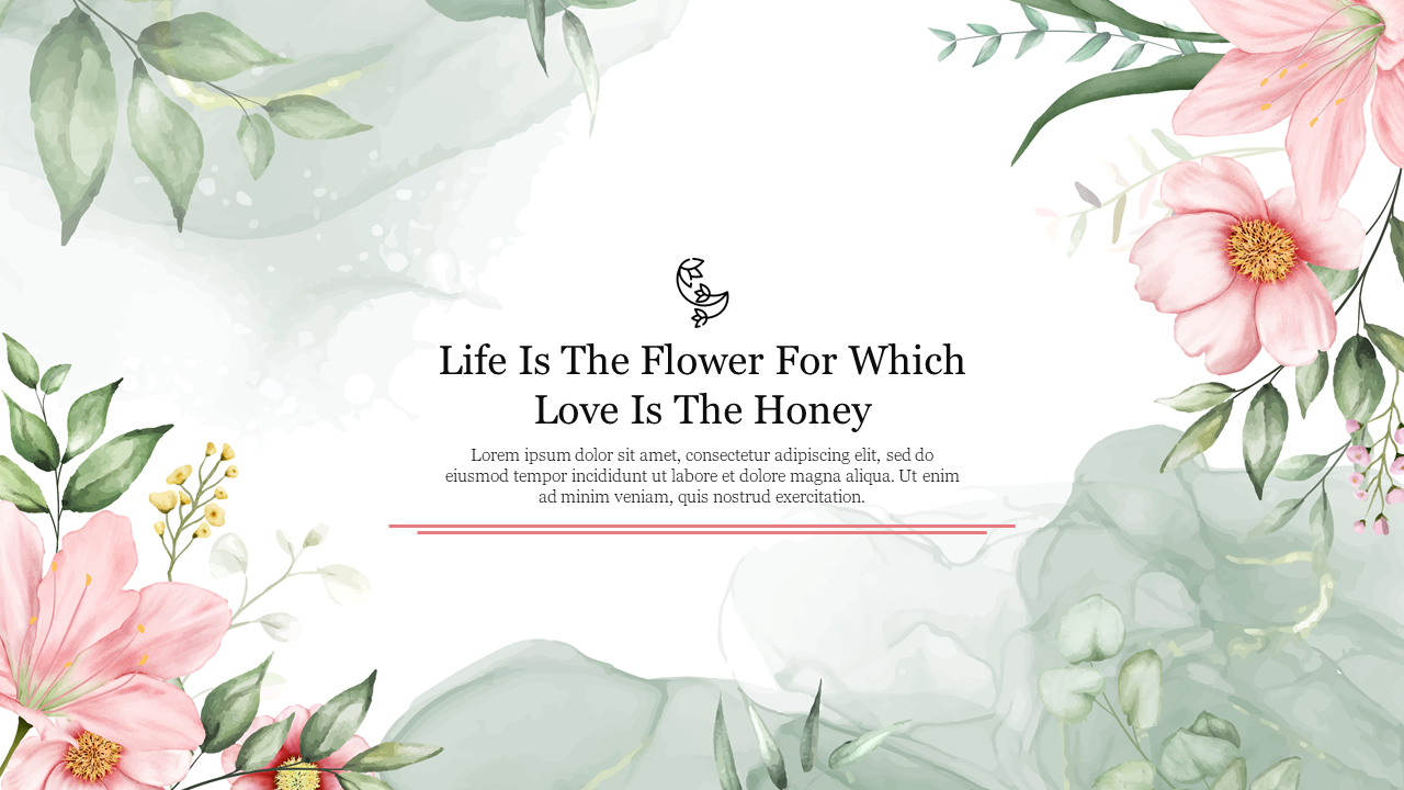 Free - Floral Design Free Download PPT Template & Google Slides