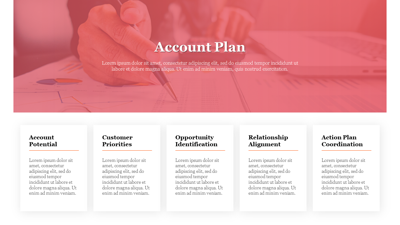 Free Account Plan Template PPT