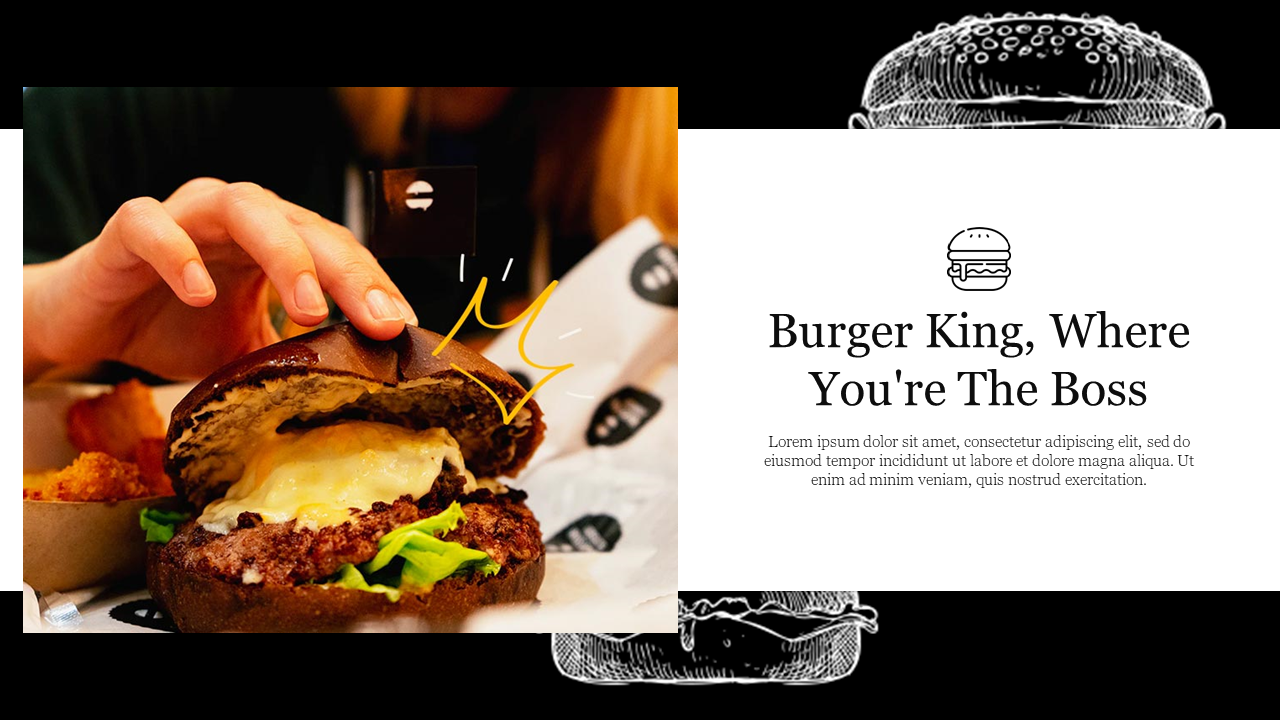 Effective Burger King PowerPoint Template Presentation 