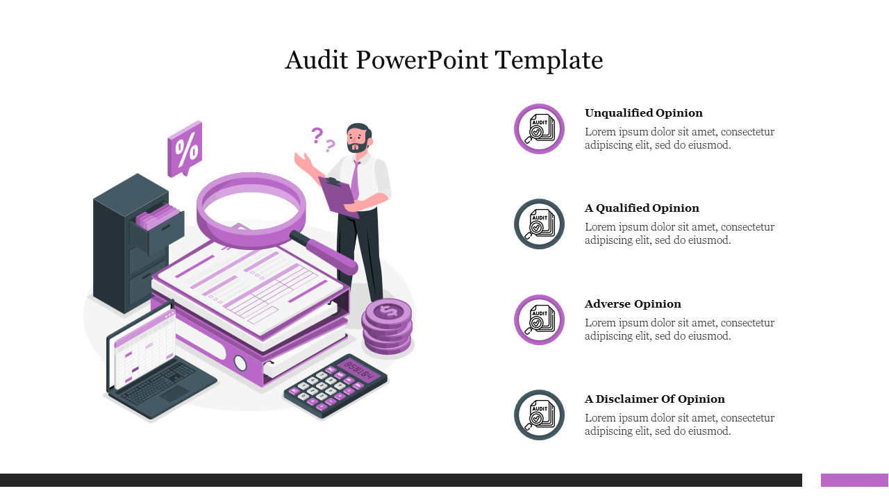 Free - Free Audit PowerPoint Template & Google Slides Presentation
