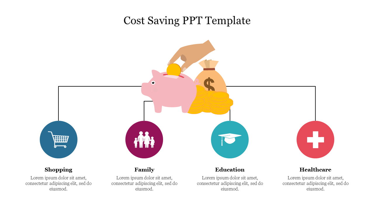 Effective Cost Saving PPT Template Presentation Slide 