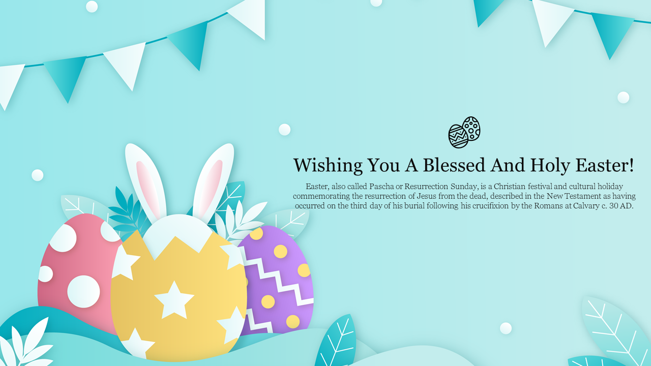 Free - Creative Easter Sunday PowerPoint Templates Presentation 