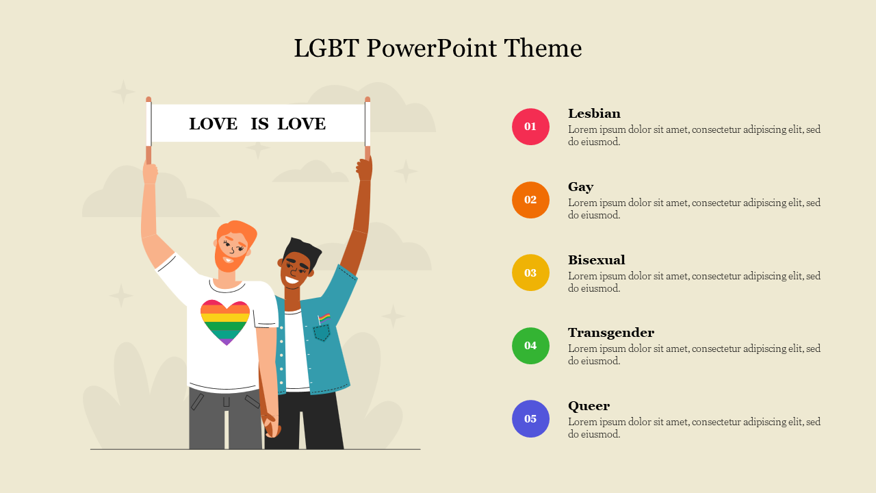 Free - Effective LGBT PowerPoint Theme Presentation Template 
