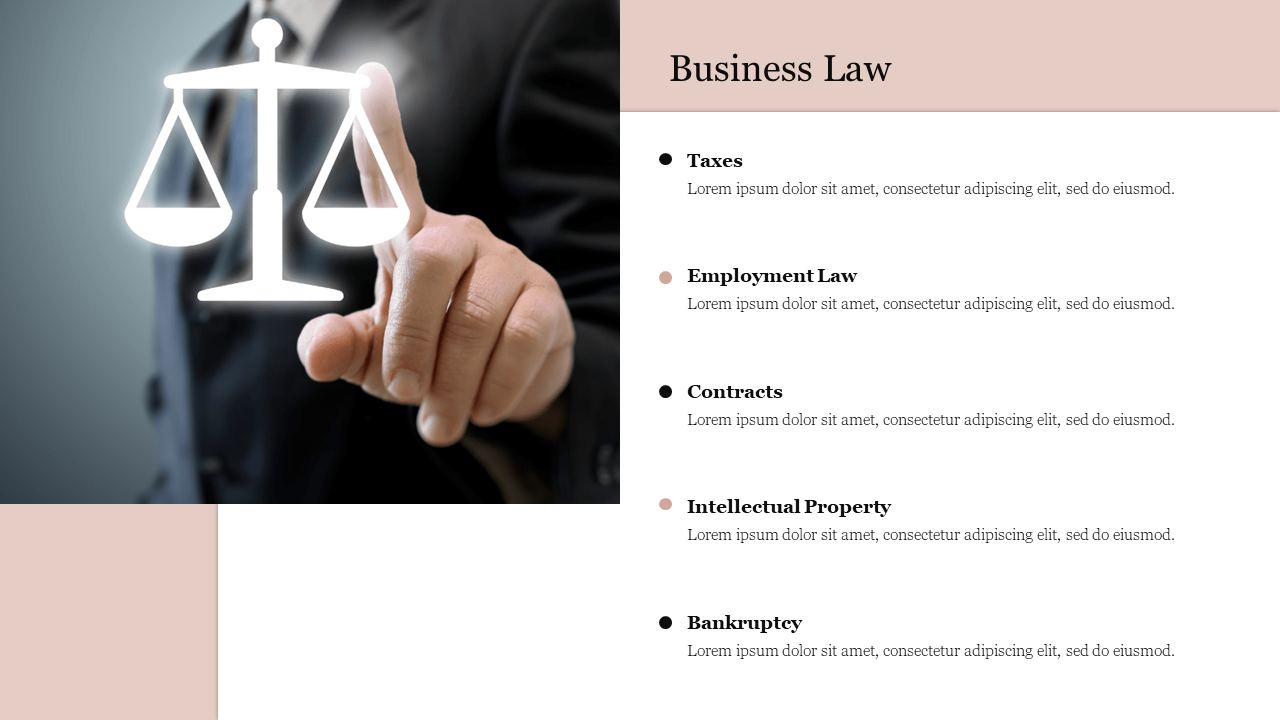Free - Download Free Business Law PPT Presentation & Google Slides