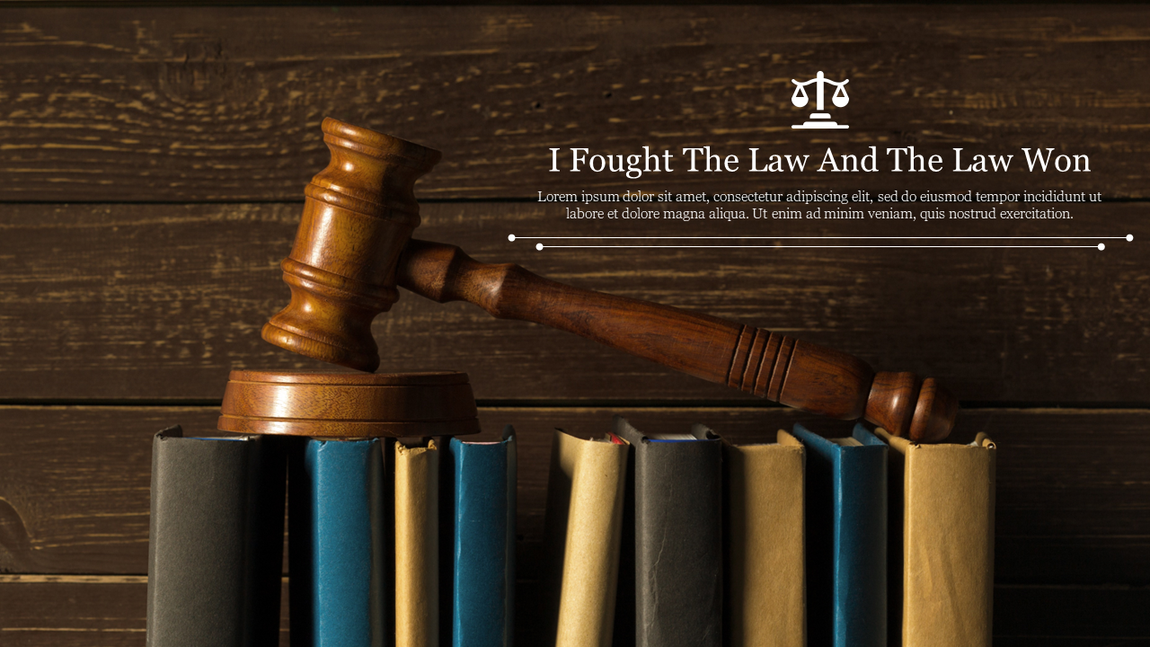 Free Law PowerPoint Presentation Background