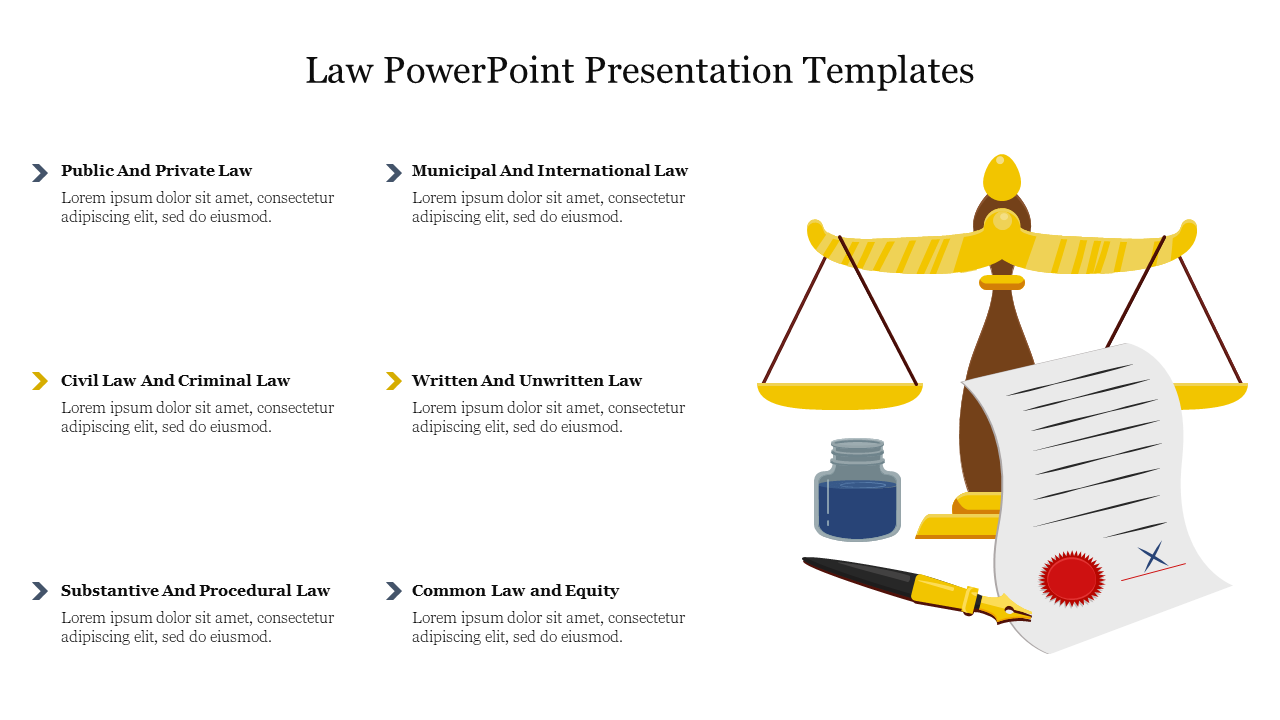 Free Law PowerPoint Presentation Templates