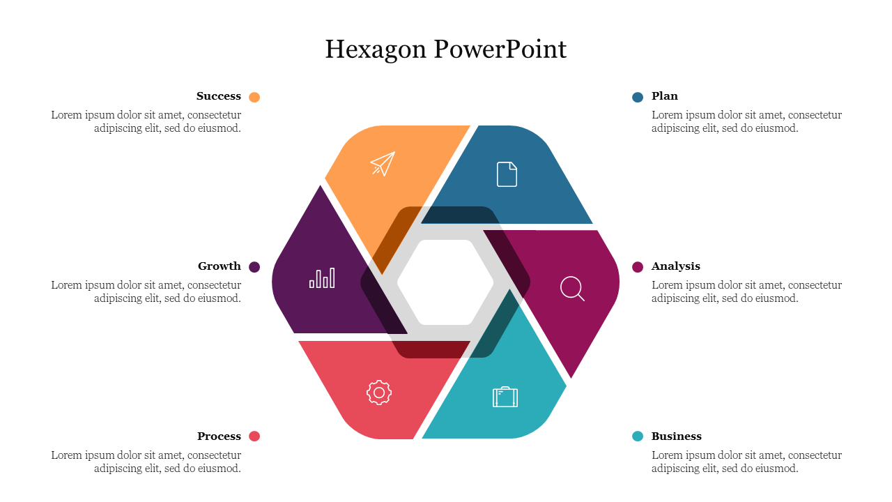 Best Hexagon PowerPoint Presentation Template Slide 