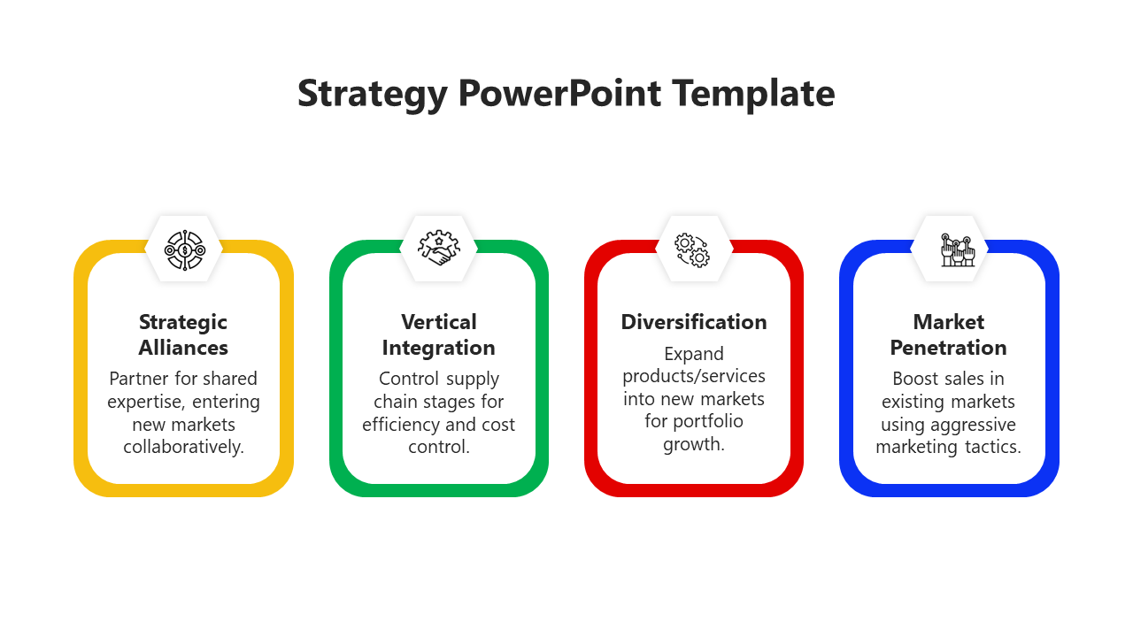 Vibrant Business Strategy Presentation Slide