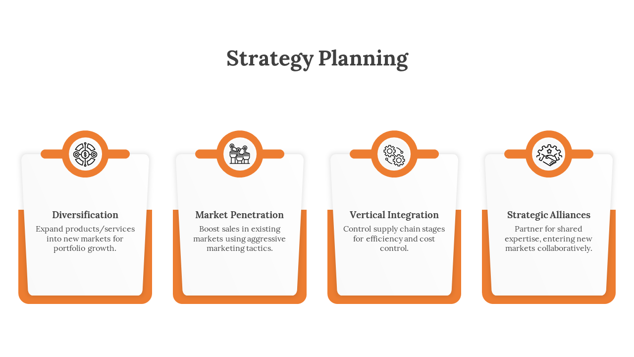 Elegant Strategy Planning PPT And Google Slides Themes
