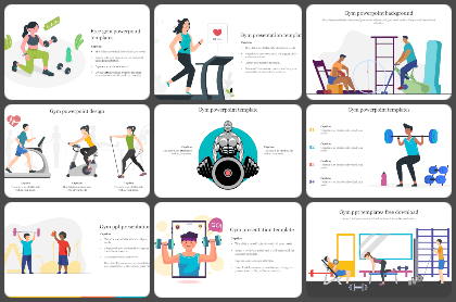 Gym Powerpoint Templates