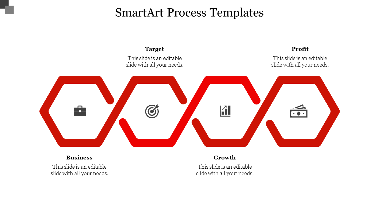 Creative SmartArt Process PPT And Google Slides Templates