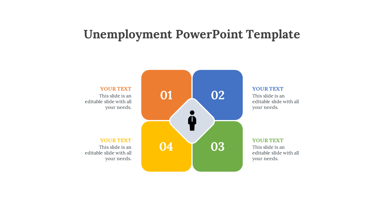 Unemployment PowerPoint Template slide