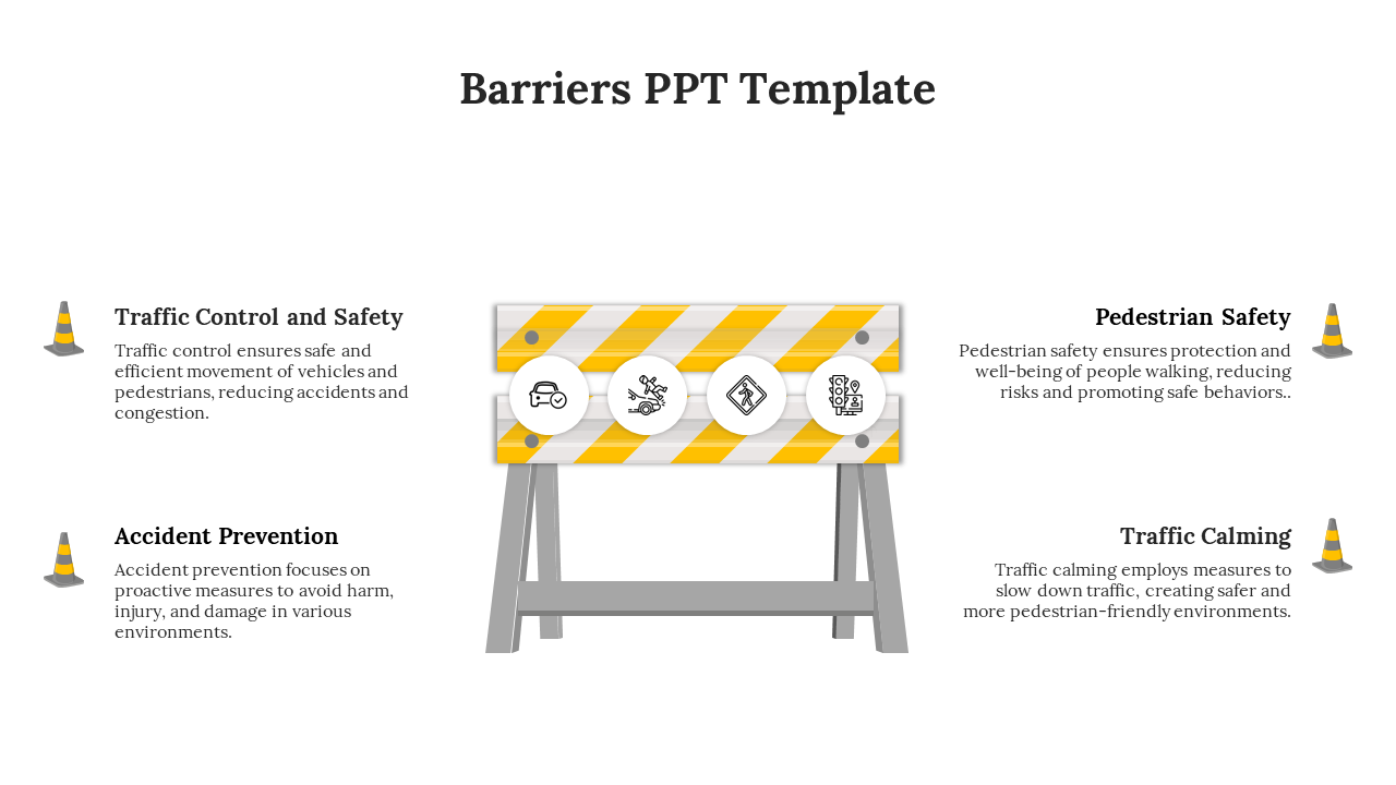Barriers PPT Presentation and Google Slides Themes