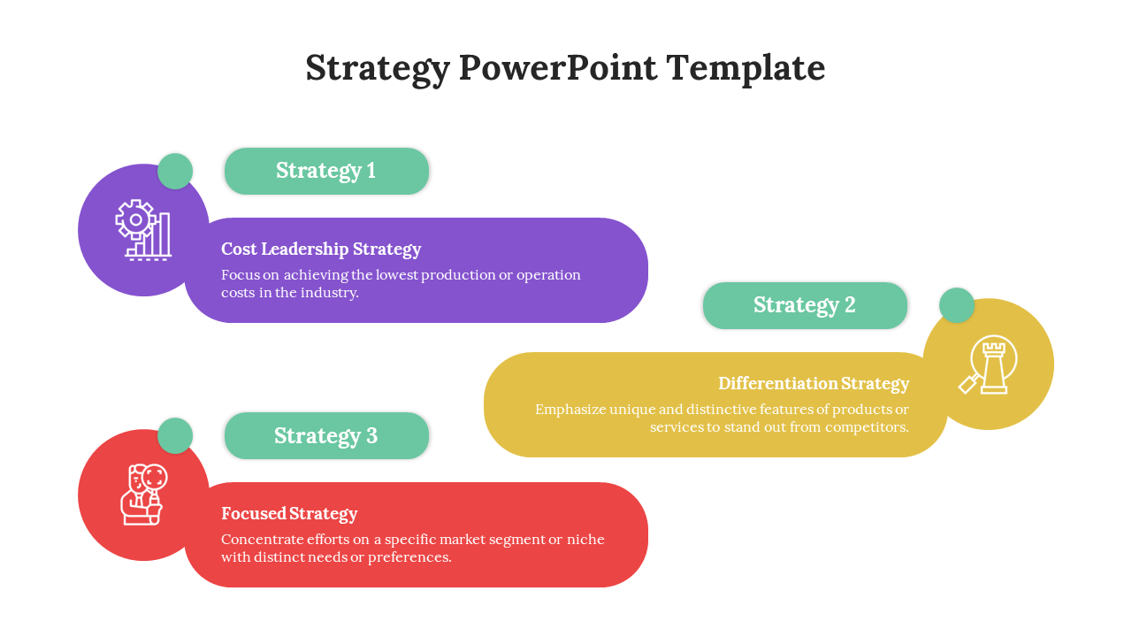 Strategy PowerPoint Template-Multicolour