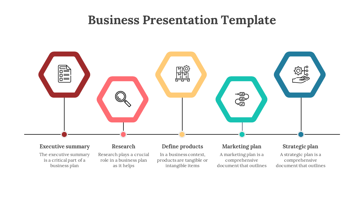 Elegant Business Presentation And Google Slides Template