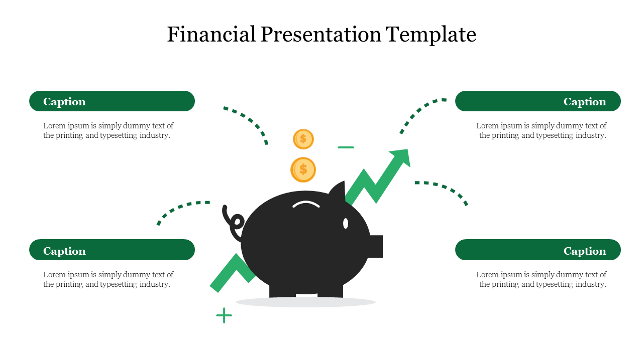 Finance PowerPoint Presentation-Green