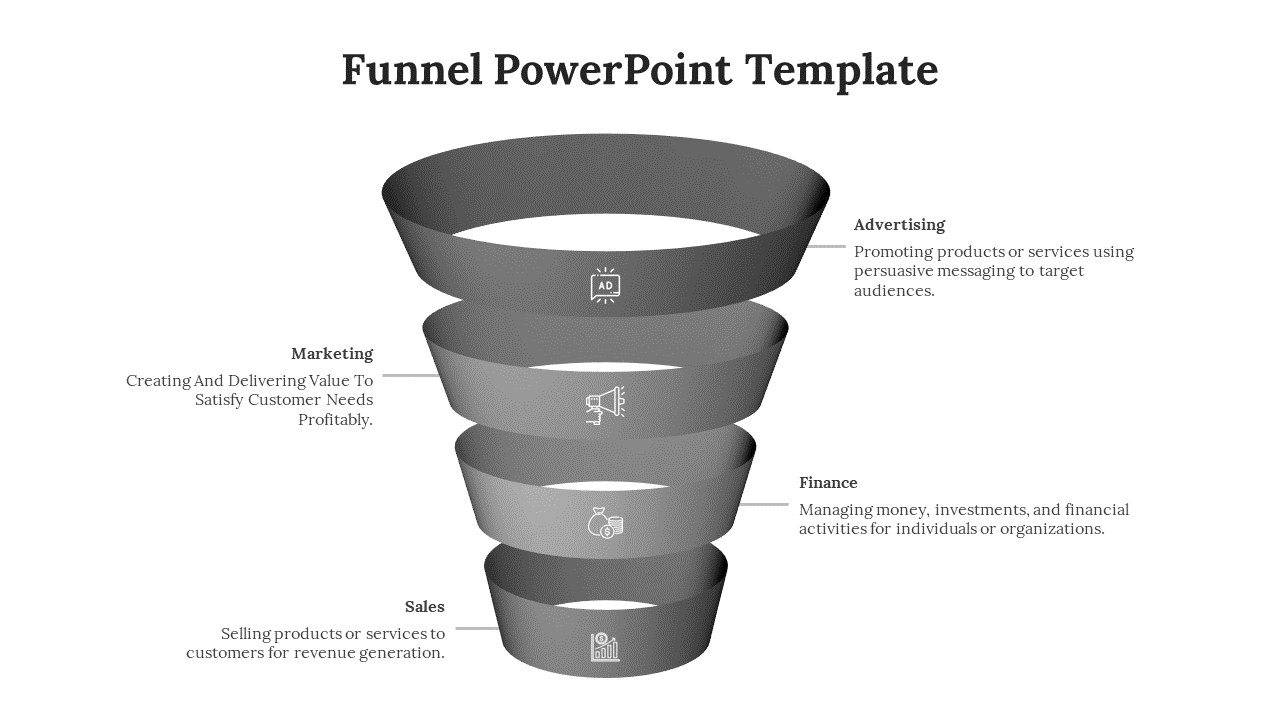 Funnel Infographics-Grey