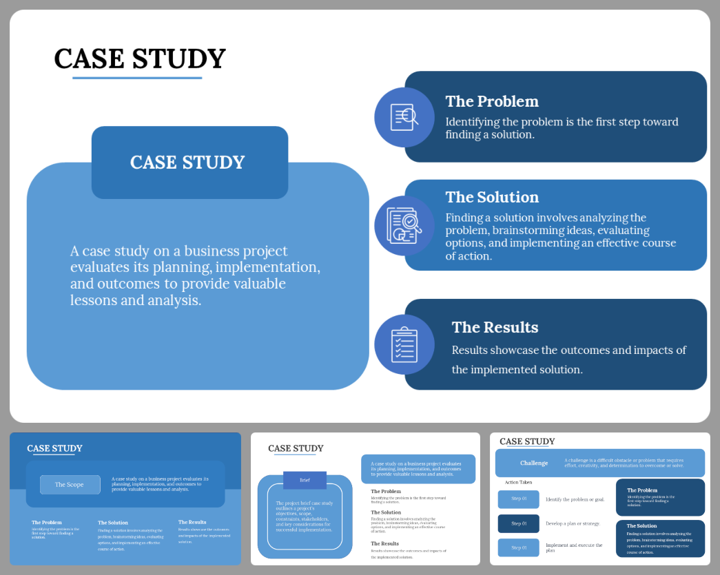 m&a case study slide