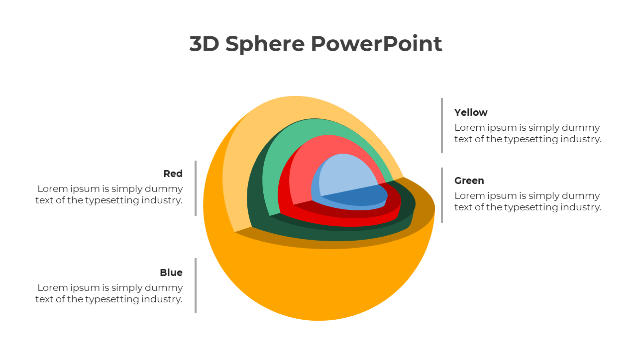Editable 3D Sphere PowerPoint And Google Slides Template