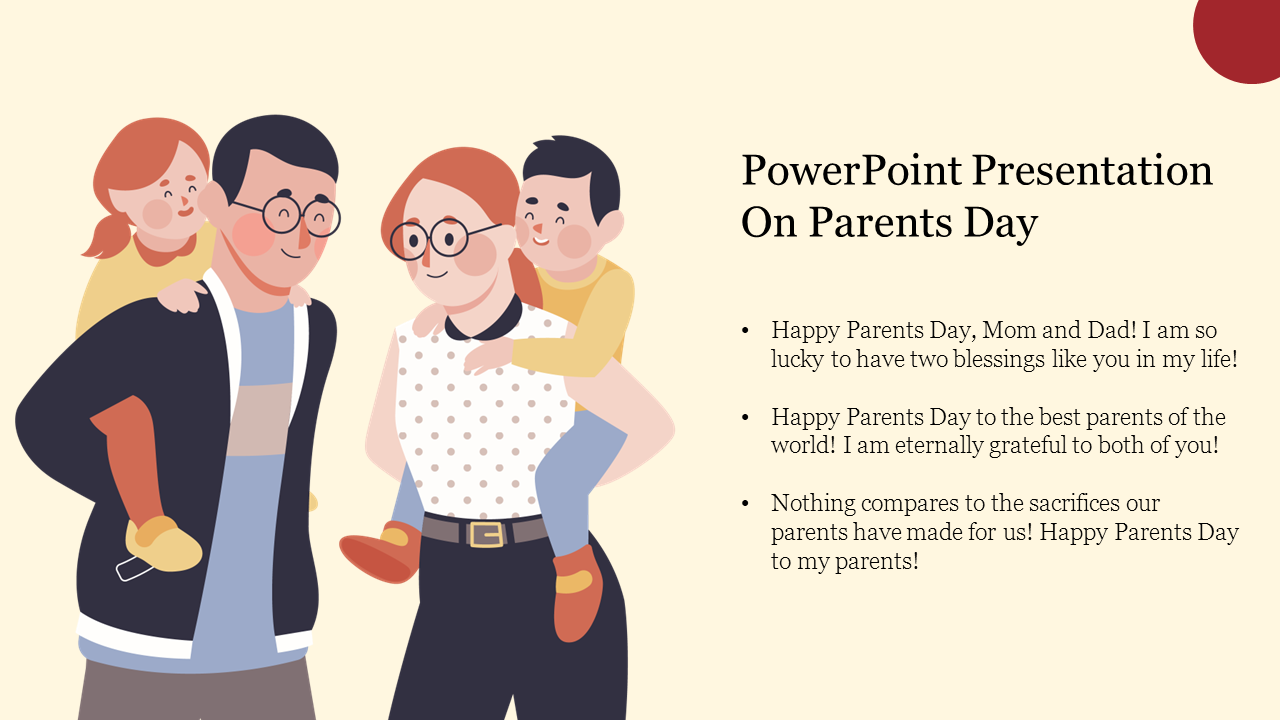 PowerPoint Presentation On Parents Day