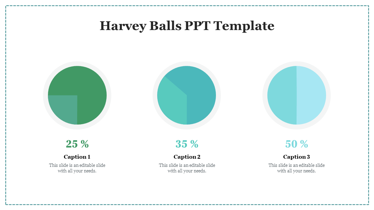 Harvey Balls PPT Template
