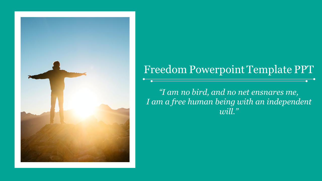 Freedom Powerpoint Template PPT