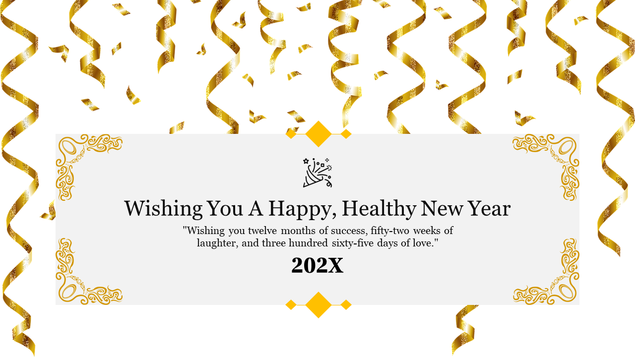 New Year Slide PowerPoint Template