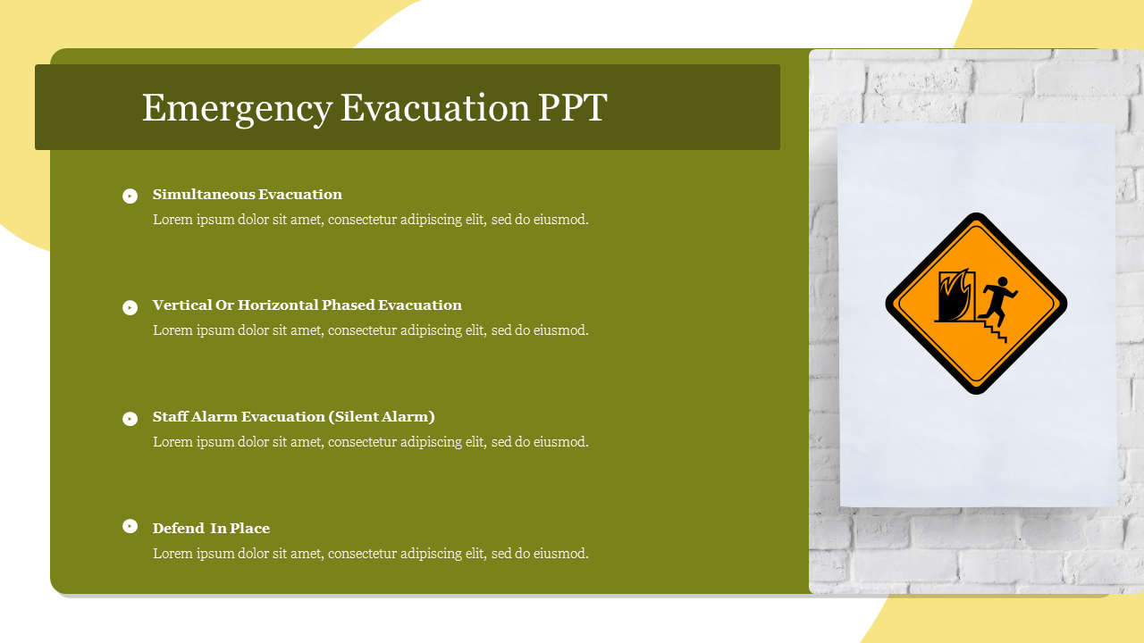 Amazing Emergency Evacuation PPT And Google Slide 