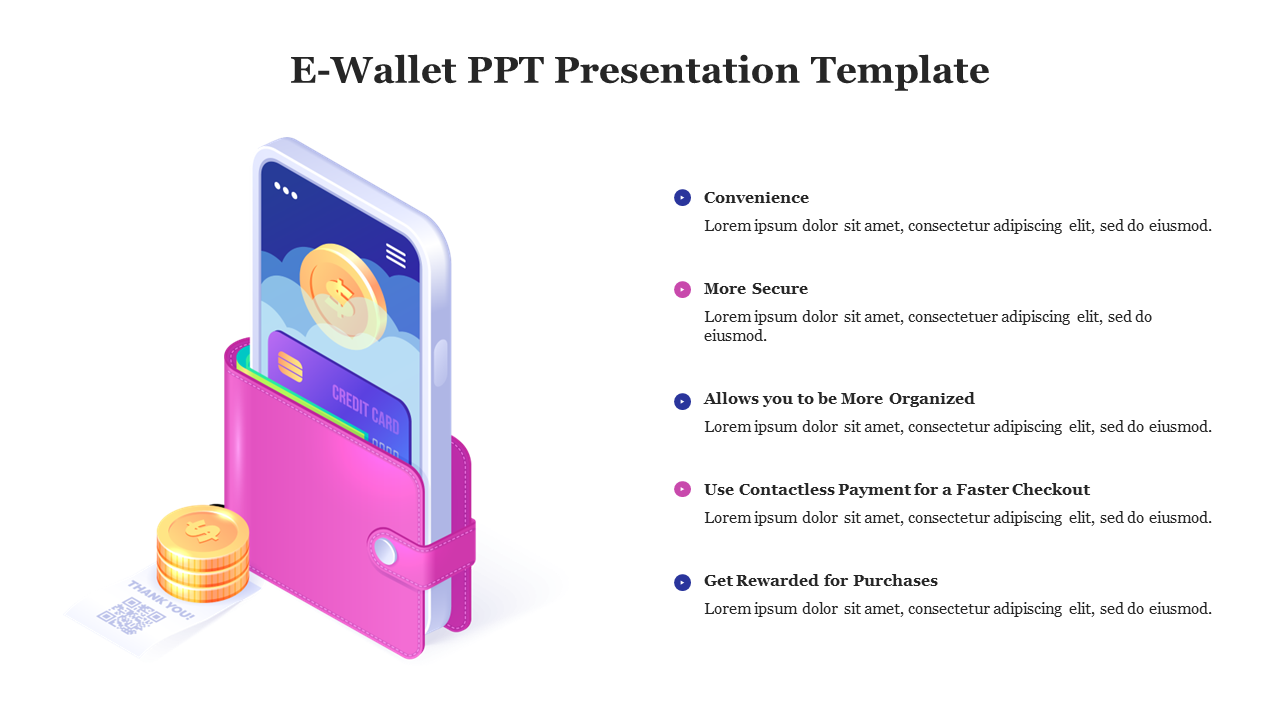 E Wallet PPT Presentation Download