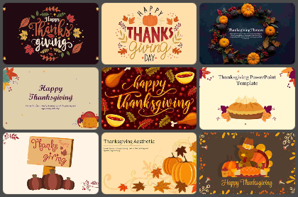 Thanksgiving Powerpoint Templates