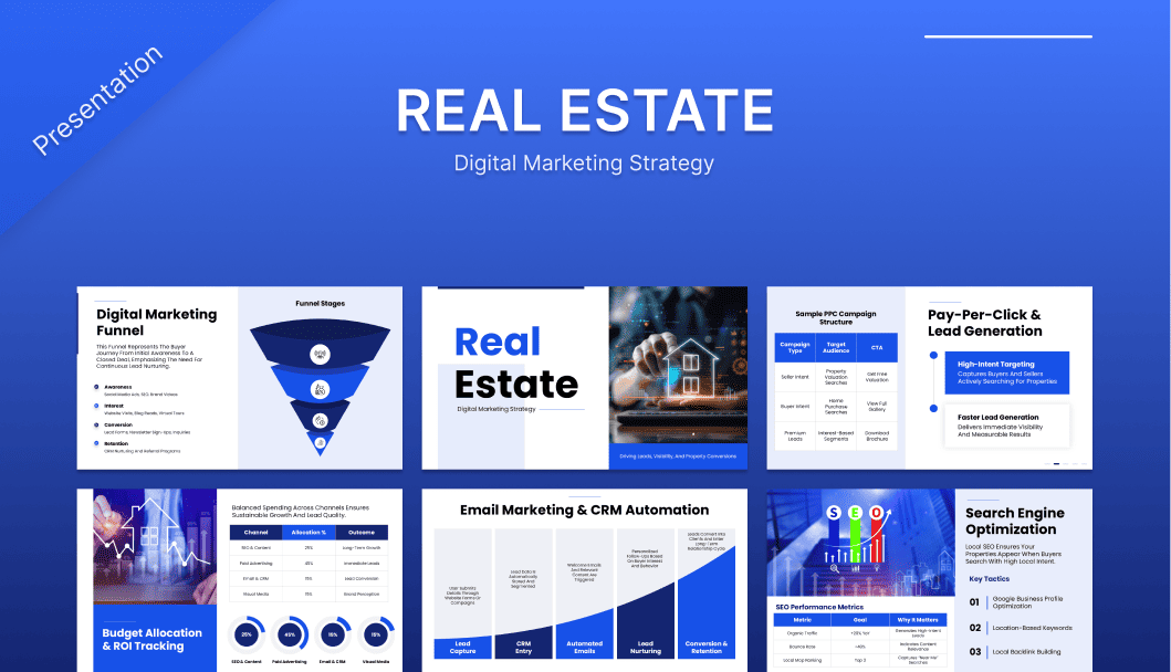 Real Estate Digital Marketing Strategy slide1