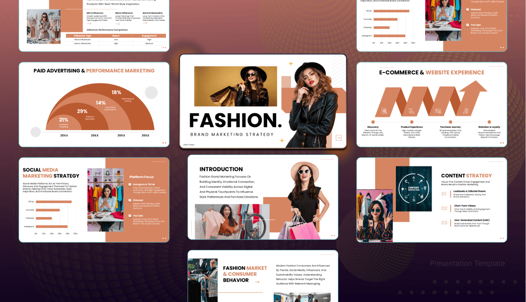 Fashion Brand Marketing Strategy slide1