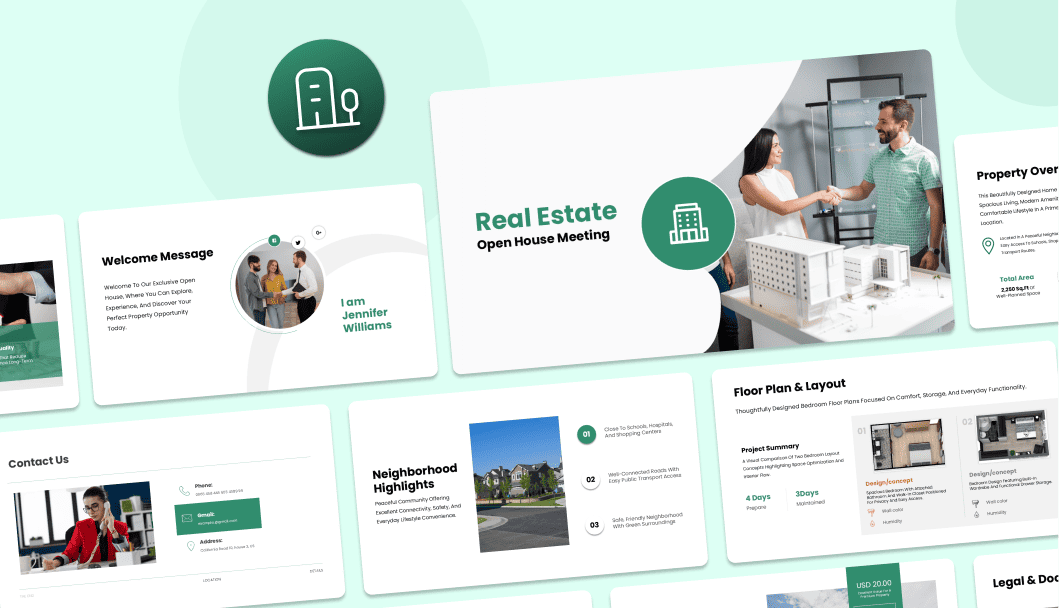 Real Estate Open House Meeting slide1