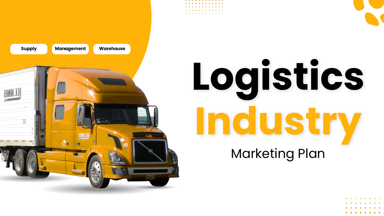 Logistics Industry Marketing Plan slide1