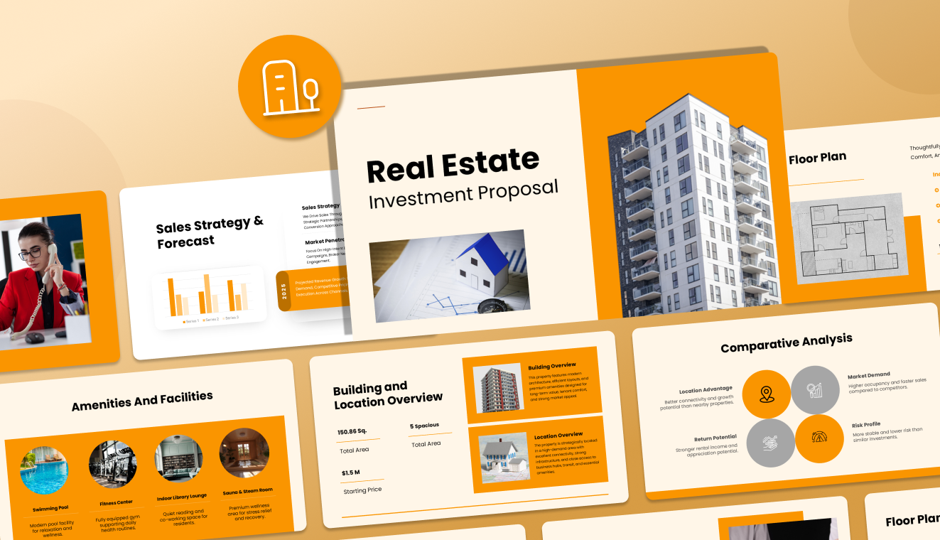 Real Estate Investment Proposal slide 1