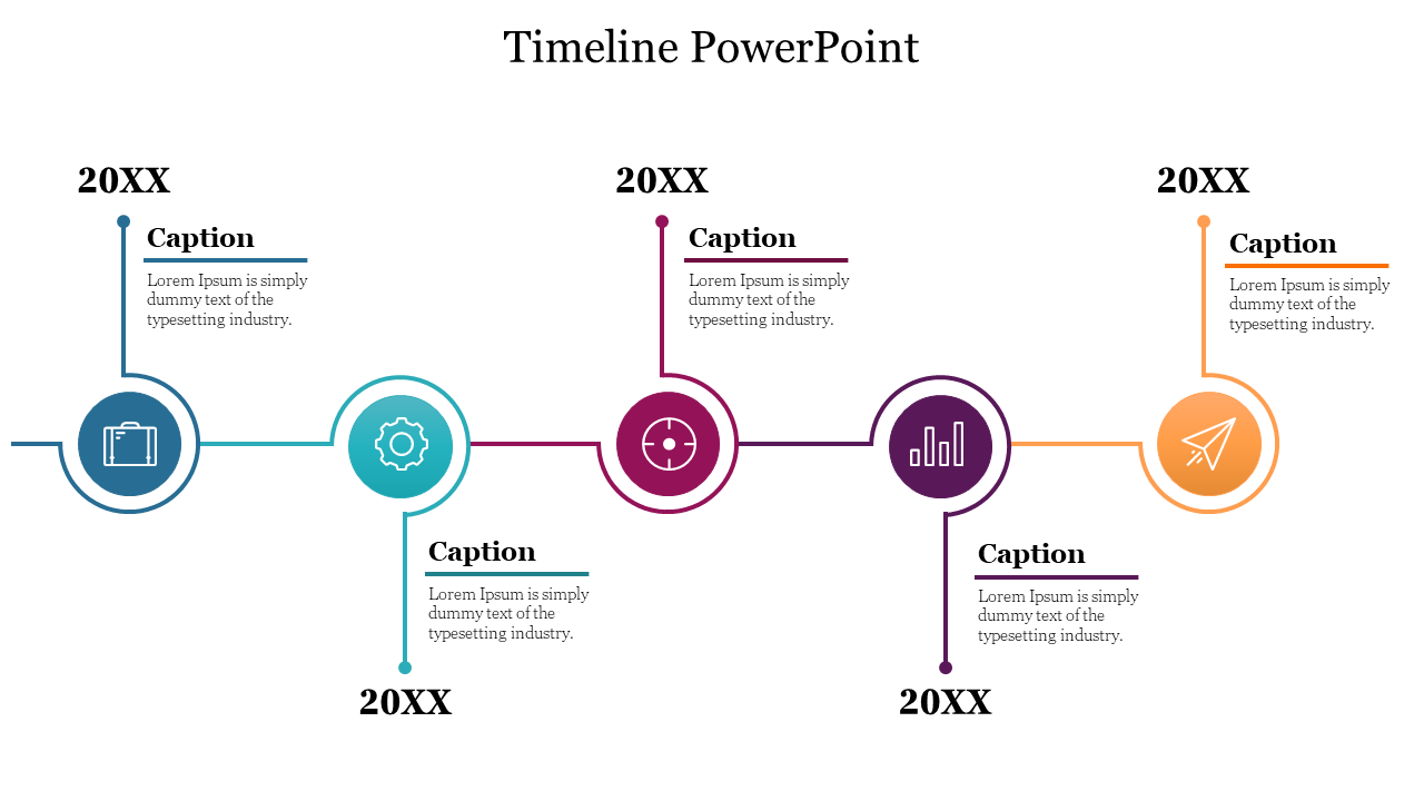 Bundle of Timeline PowerPoint slide 1