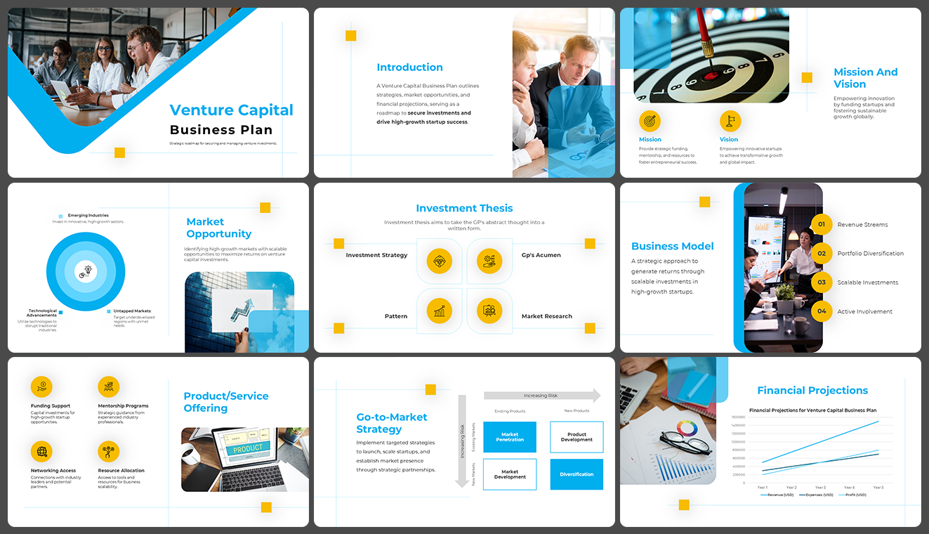 Venture Capital Business Plan slide 1