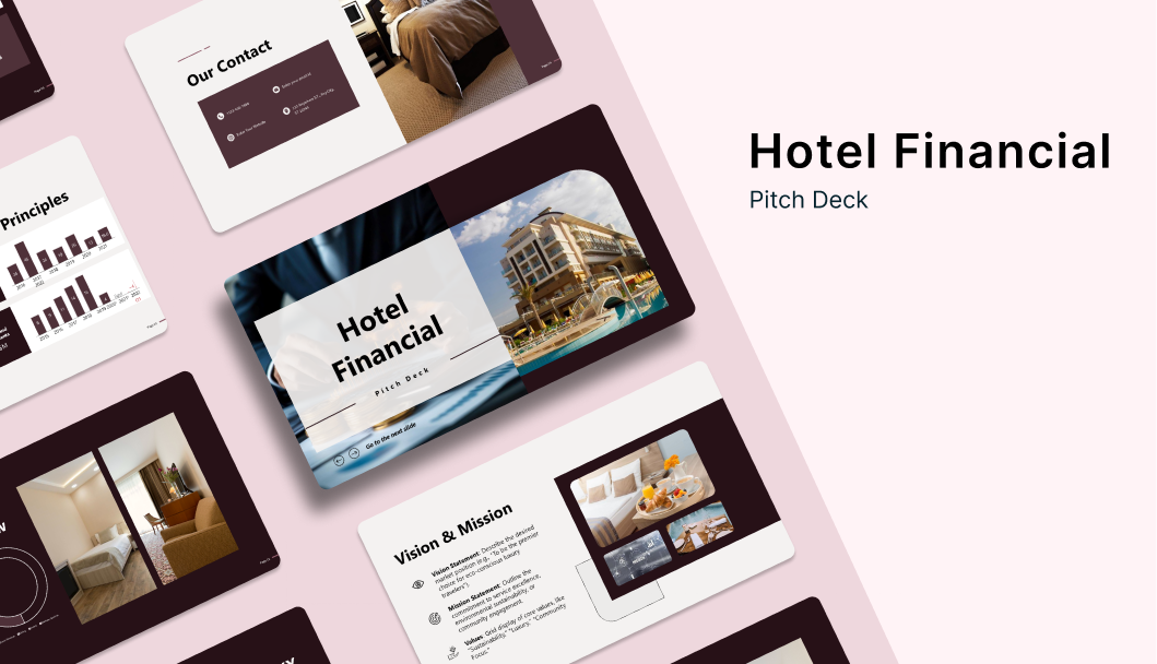 Hotel Finance Pitch Deck Presentation slide1