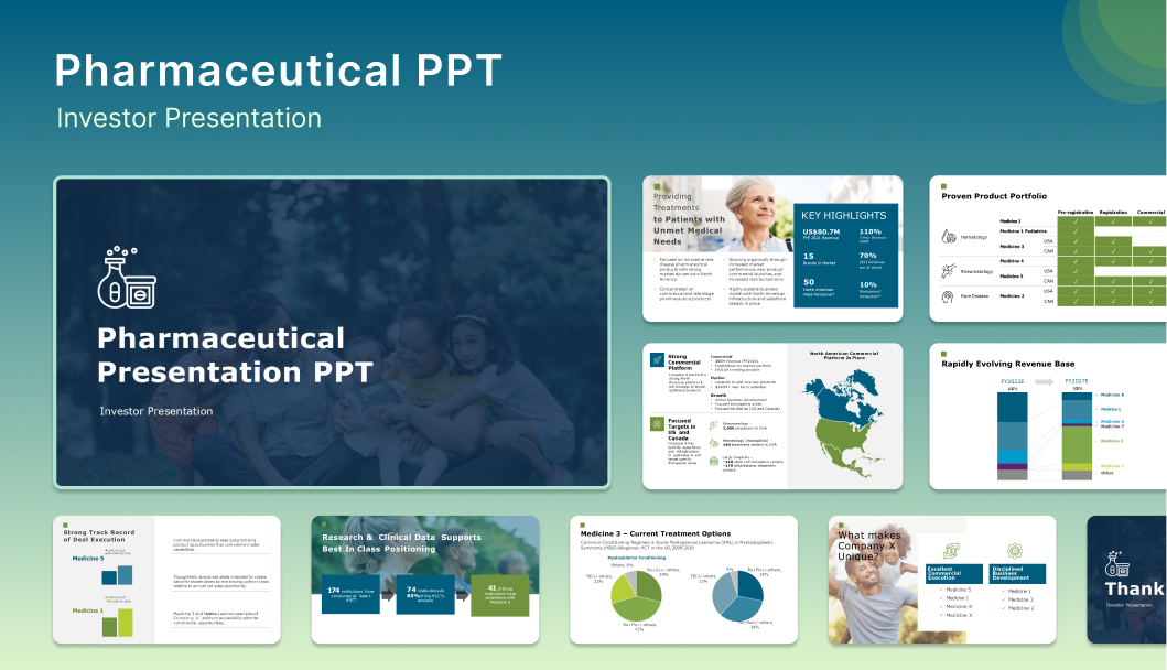 Pharmaceutical Investor Presentation slide1