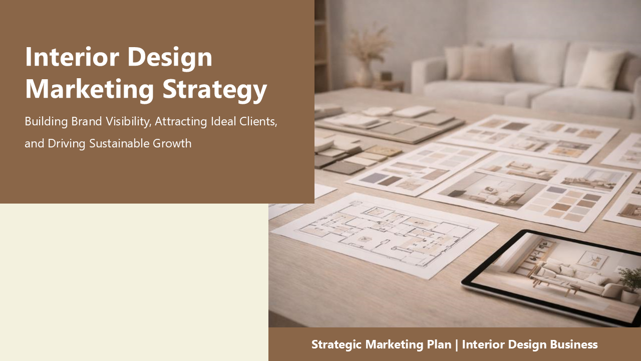 Interior Design Marketing Strategy slide 1