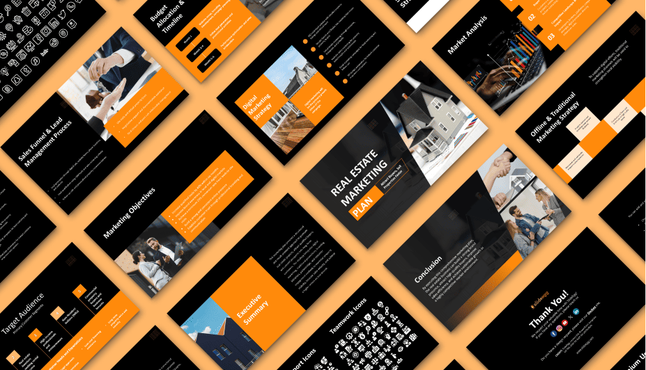 Real Estate Marketing Plan slide1