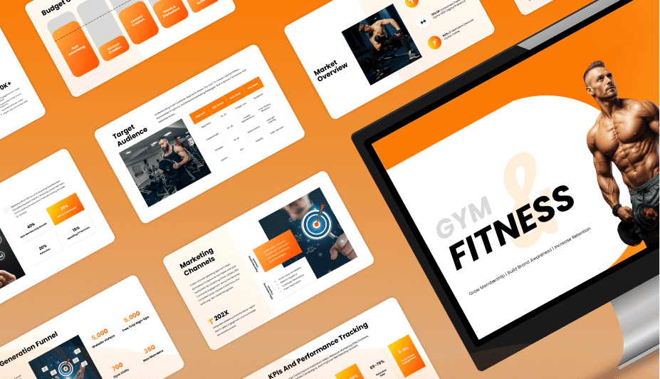 Gym And Fitness Presentation slide1