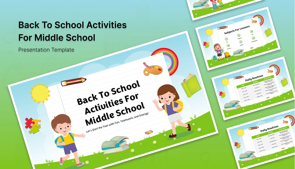 Back To School Activities For Middle School slide1