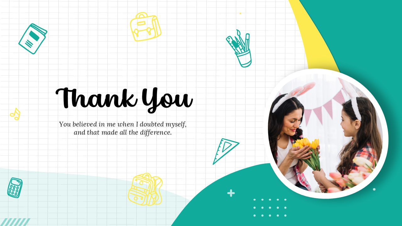 Teacher Thank You Notes From Students slide 1