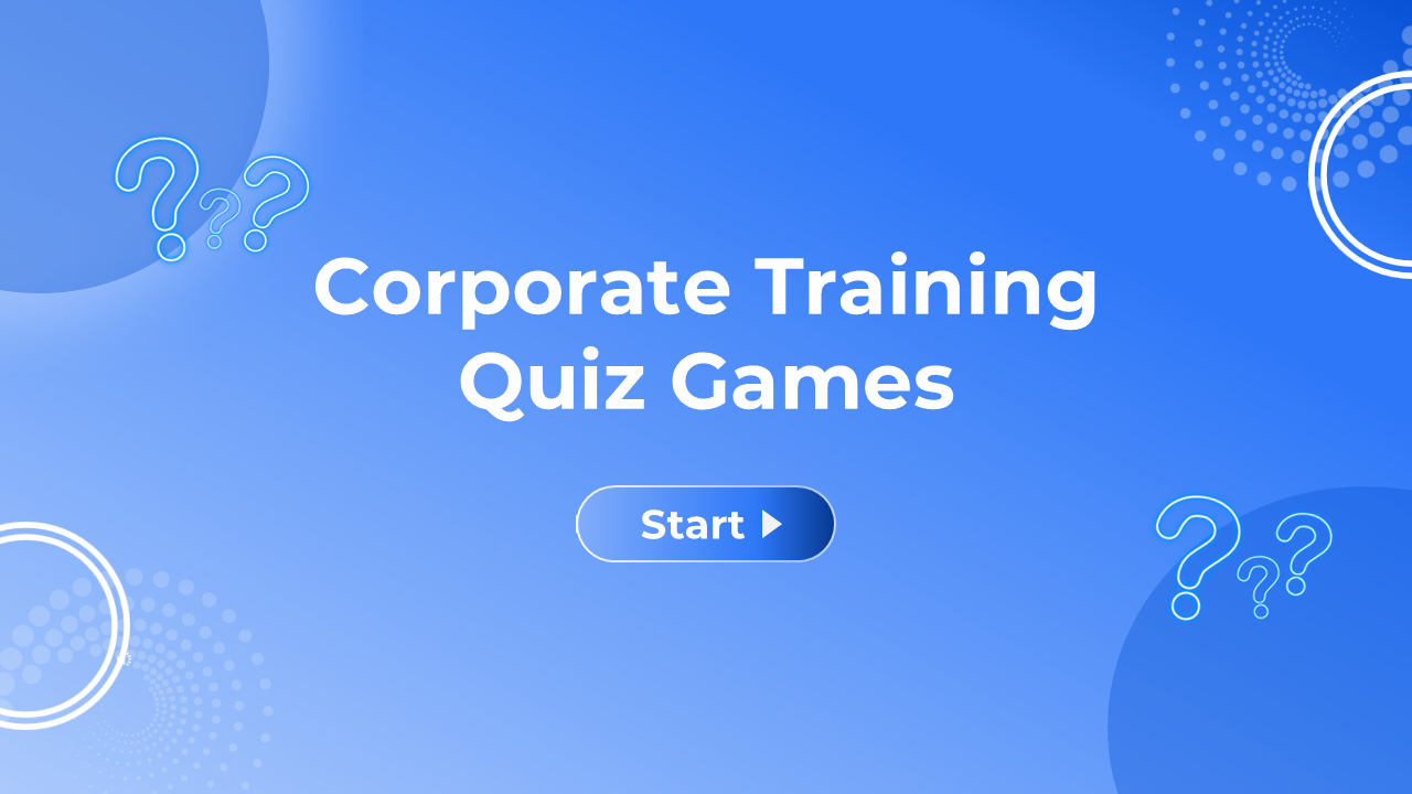 Corporate Training Quiz Games slide1