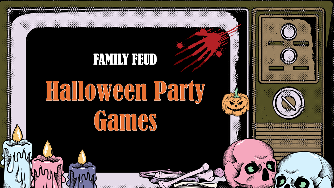 Family Feud Halloween Party Games slide 1